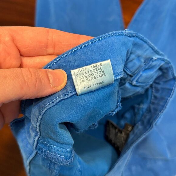 J Brand Breakwater Bright Blue Capri Ankle Pants Women’s US 29 - Picture 9 of 10